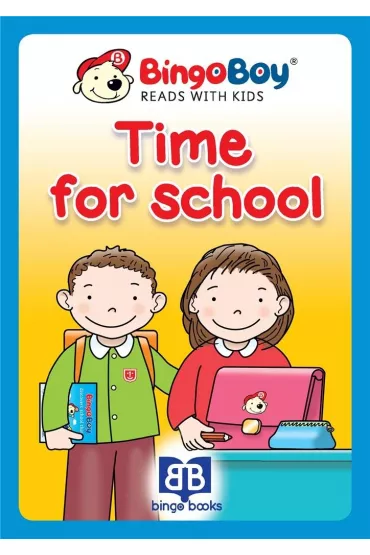 Bingo Boy reads with Kids. Time for School