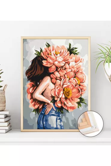 Twoje Hobby Malowanie po numerach - Zagadka piwonii 40x50cm