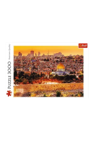 Puzzle 3000 el. Dachy Jerozolimy Trefl