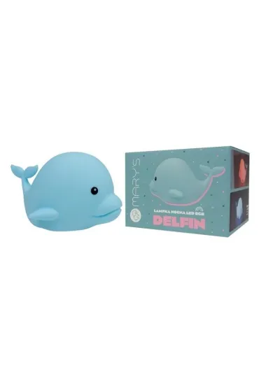 Marys Lampka nocna LED RGB delfin