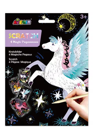 Wydrapywanki 4 magiczne pegazy Avenir