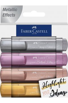 Faber-Castell Zakrelacz metaliczny 4 kolory