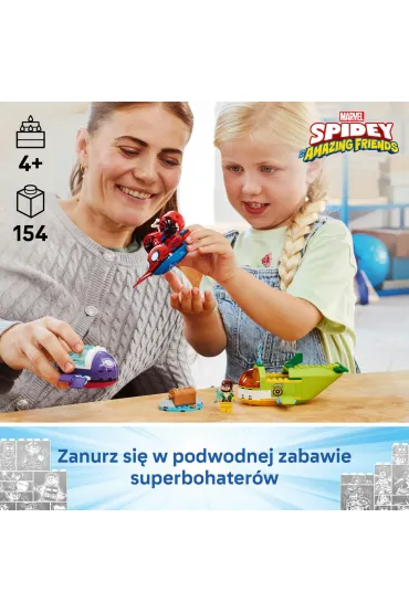 LEGO Marvel Spidey: podwodne pojazdy 11207