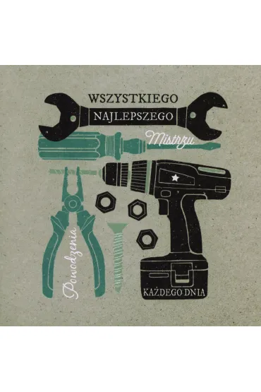 Pan Dragon Karnet Wszystkiego Najlepszego Mistrzu!