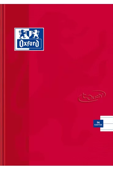 Brulion Oxford touch A5 z marginesem 90g, linia 96 kartek