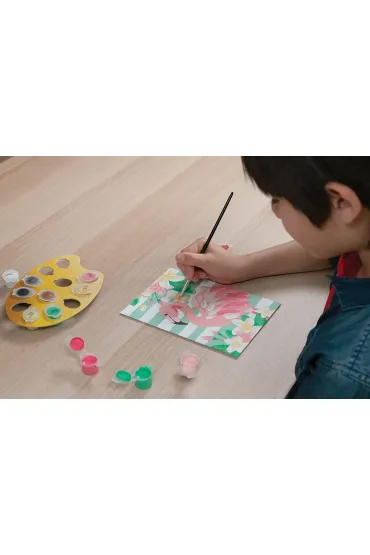 Malowanie po numerach CreArt - R�owy flaming Ravensburger