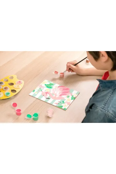 Malowanie po numerach CreArt - R�owy flaming Ravensburger
