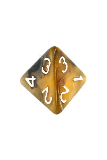 Komplet ko�ci RPG - Dwukolorowe - Czarno-z�ote Rebel