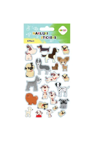 Happy Color Naklejki EFFECT -Dogs 10x20cm