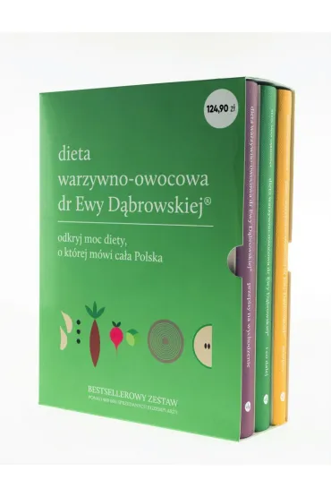 Pakiet: Dieta warzywno-owocowa dr Ewy D�browskiej - Beata Anna D�browska, Paulina  Borkowska