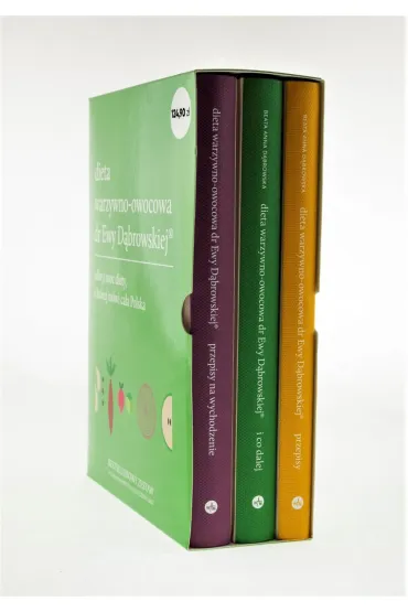 Pakiet: Dieta warzywno-owocowa dr Ewy D�browskiej - Beata Anna D�browska, Paulina  Borkowska