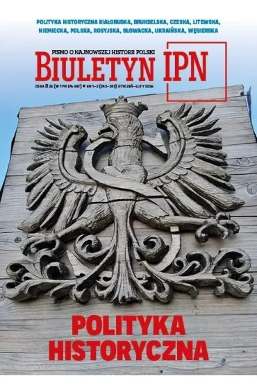 Biuletyn IPN nr 1-2/2026 Polityka historyczna - Jan M Ruman
