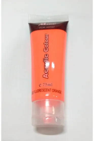 Farba akrylowa 822 Fluorescent orange 75 ml