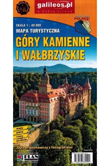 Mapa tur. - Gry Kamienne i Wabrzyskie lam