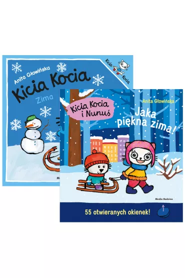Pakiet: Kicia Kocia. Zima, Kicia Kocia i Nunu�. Jaka pi�kna zima! - Anita G�owi�ska