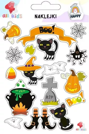 All4Kids Naklejki dla dzieci Halloween 3