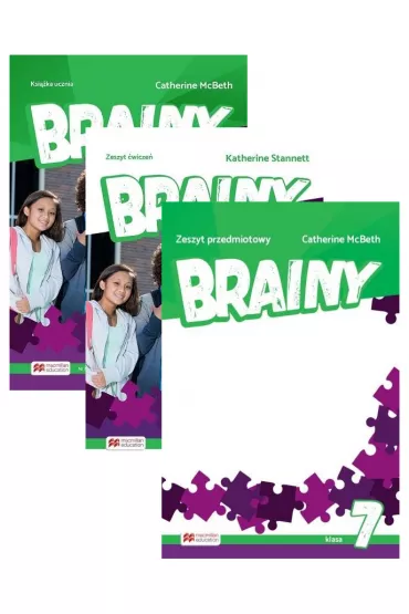 Pakiet podr�cznik�w: Brainy. Klasa 7. Ksi��ka ucznia, zeszyt �wicze� i zeszyt przedmiotowy. Szko�a podstawowa - Catherine McBeth, Katherine Stannett