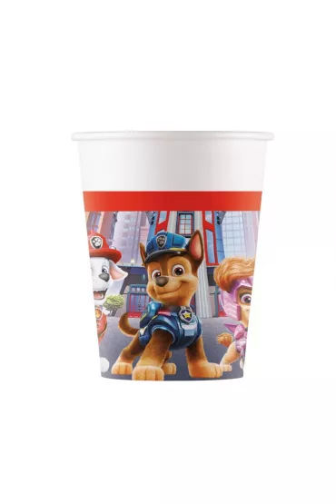 Kubeczki papierowe Psi Patrol 200 ml 8 szt.