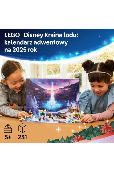 LEGO Disney Kalendarz adwentowy na 2025 rok 43273