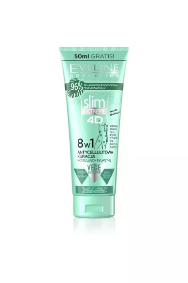 Eveline Cosmetics Slim Extreme 4D antycellulitowa kuracja modeluj�ca sylwetk� 8w1 250 ml