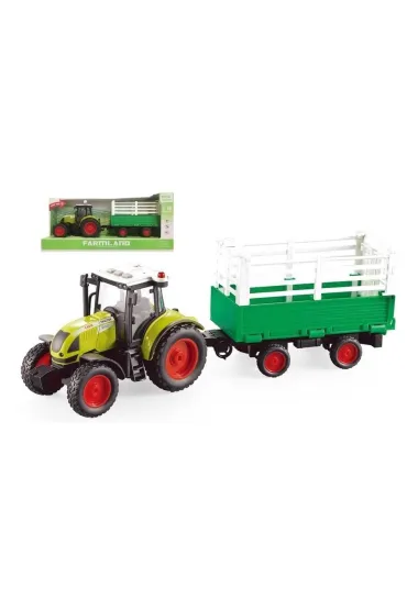 Traktor z przyczep� na siano - ruchome elementy Lena