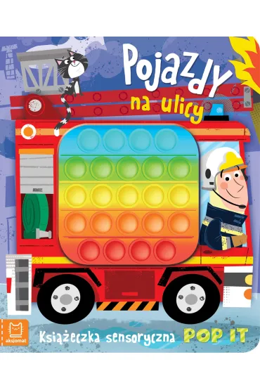 Pojazdy na ulicy. Ksi��eczka sensoryczna POP IT