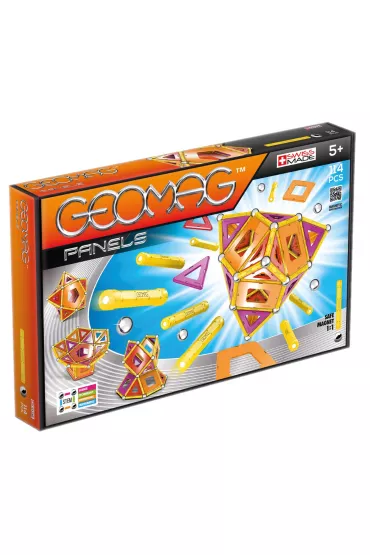 Geomag Panels. Klocki magnetyczne. 114 element�w