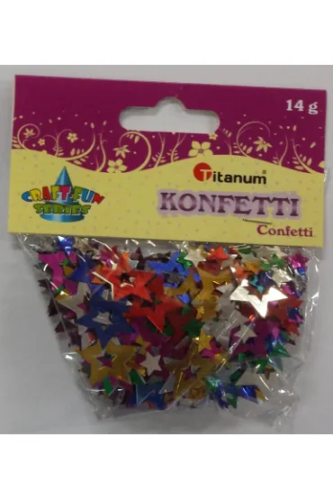 Titanum Konfetti gwiazdki 14g