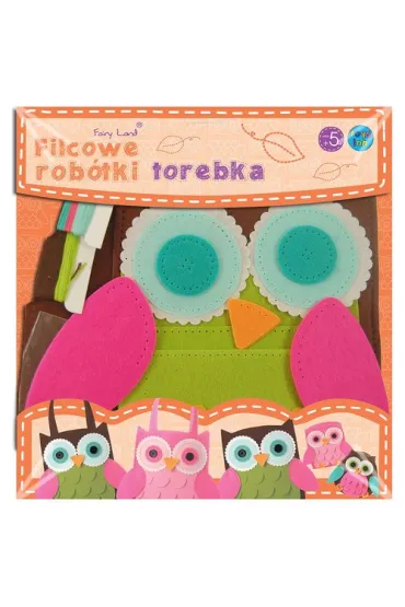 Filcowe Rob�tki Torba sowa- br�zowa *