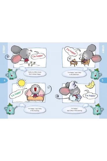 Moje pierwsze angielskie czytanki Cathy the Mouse is Sad at Night - Danuta Zawadzka