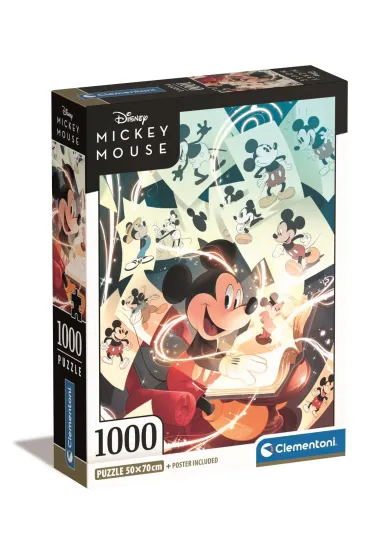 Puzzle 1000 el. Compact Mickey Mouse Clementoni