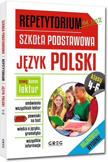 Repetytorium. Szko�a podstawowa. J�zyk polski. Klasa 4-6 - Zesp� redakcyjny Wydawnictwa Greg