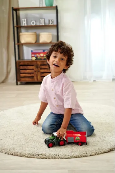 Traktor z przyczep� Dickie Toys Farm 26cm