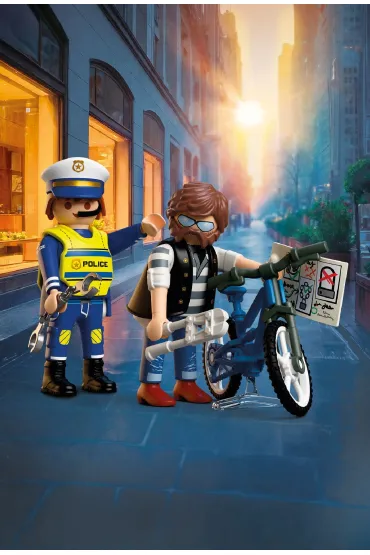 Playmobil City Action Kradzie� roweru 72076