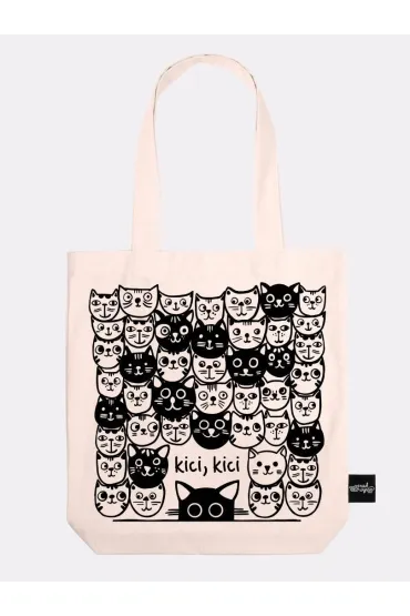 Nadwyraz.com Torba Kici kici ecru