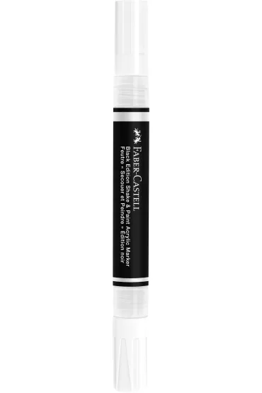 Marker akrylowy Black Edition bia�y FABER-CASTELL