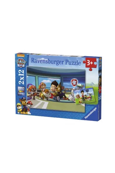 Puzzle 2x12 el. Psi Patrol Super pieski 075980 Ravensburger