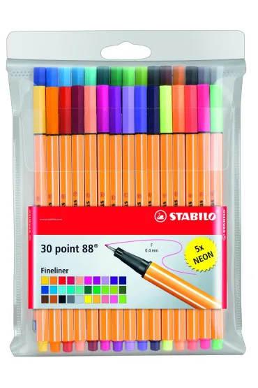 Stabilo Cienkopis Point 88 etui 30 kolor�w