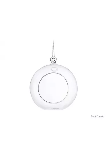 PartyDeco Kule szklane �wieczniki 10cm 4 szt