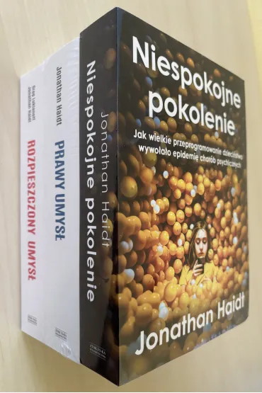 Pakiet: Niespokojne pokolenie, Prawy umys�, Rozpieszczony umys� - Jonathan Haidt