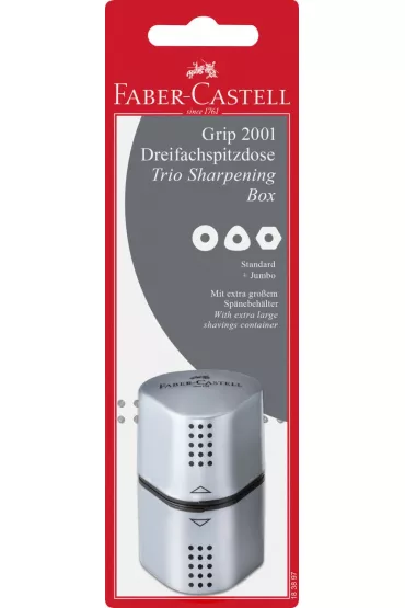 Faber-Castell Temper�wka Grip Trio srebrna