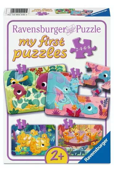 Puzzle 2/4/6/8 Dinosaur Friends Ravensburger