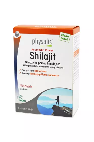 Physalis Shilajit Suplement diety 30 tab.