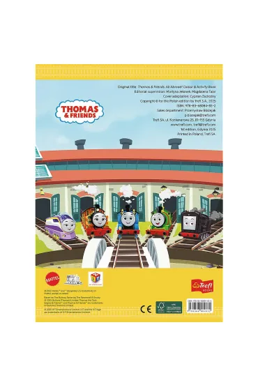 Tomek i Przyjaciele. Kolorowanka. Malbuch. Colouring book. Thomas&Friends