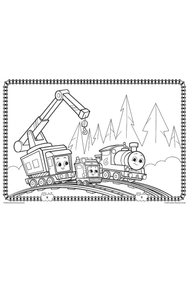 Tomek i Przyjaciele. Kolorowanka. Malbuch. Colouring book. Thomas&Friends