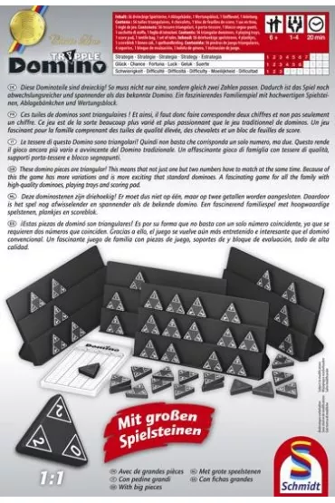 Domino tr�jk�tne Schmidt Spiele-Gry