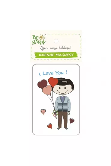 Be-Happy Gifts Magnes na lod�wk� I love You