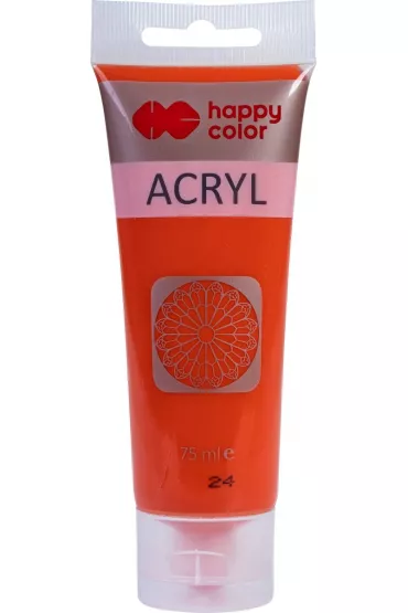 Happy Color Farba akrylowa jasnoczerwona 75ml