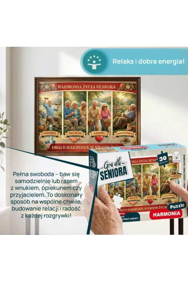 GRA DLA SENIORA PUZZLE HARMONIA Kangur
