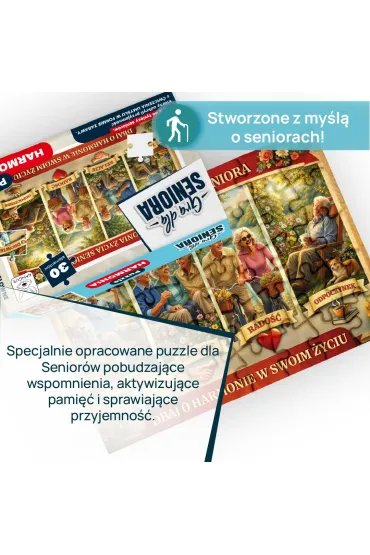GRA DLA SENIORA PUZZLE HARMONIA Kangur